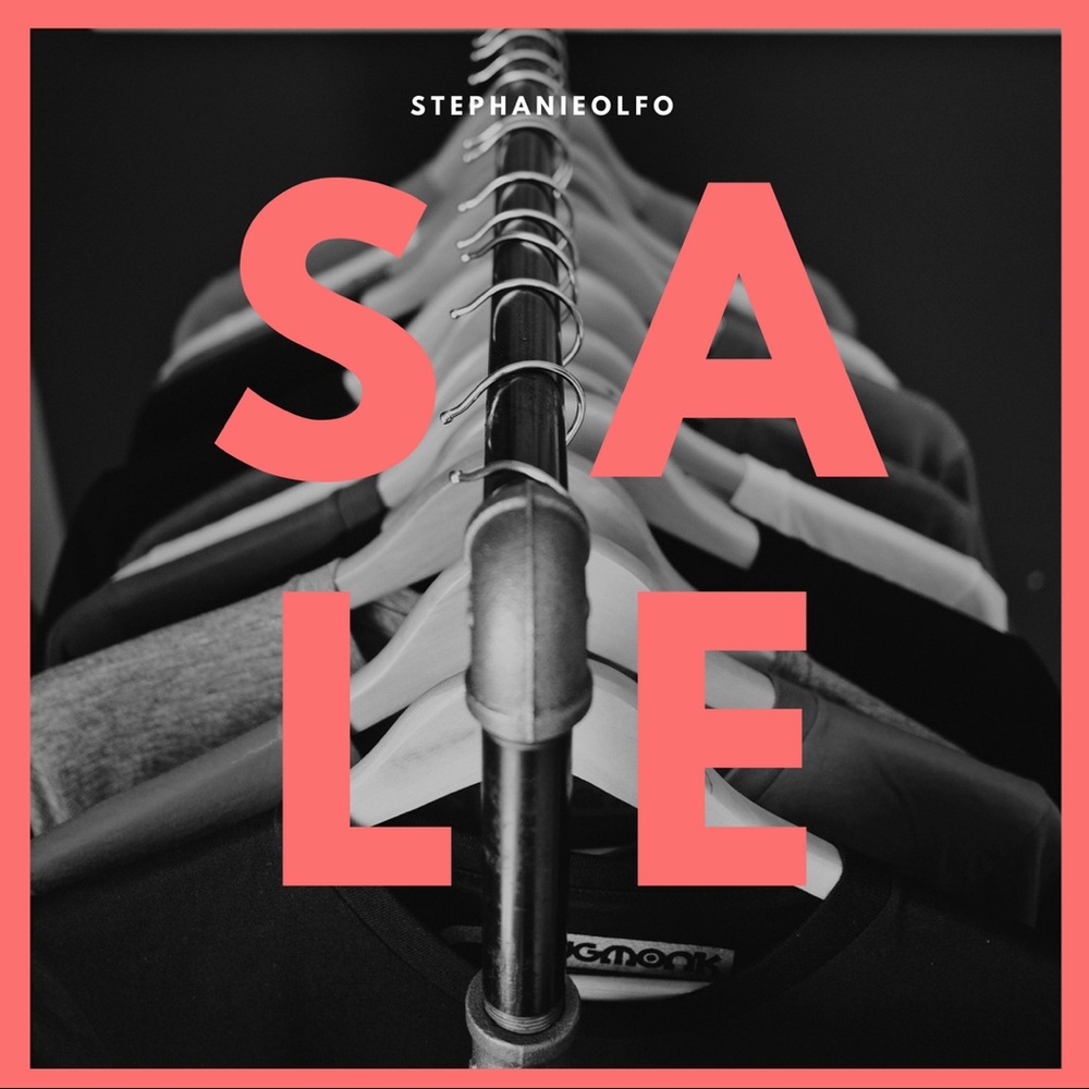 ALL CLOTHES ON SALE.